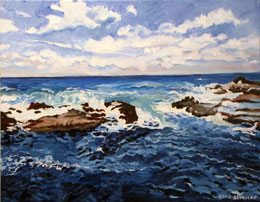 Artwork title 'The High Tide' - Contact The Water's Edge Studio and Gallery for price and availability - gayle at galvestonwatersedge dot com